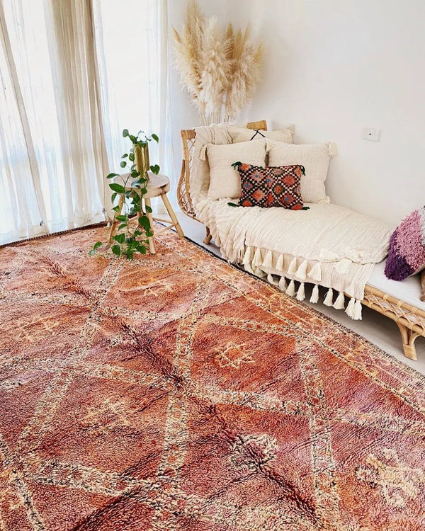 The Materials Behind the Beauty of Moroccan Rugs - azilal rug