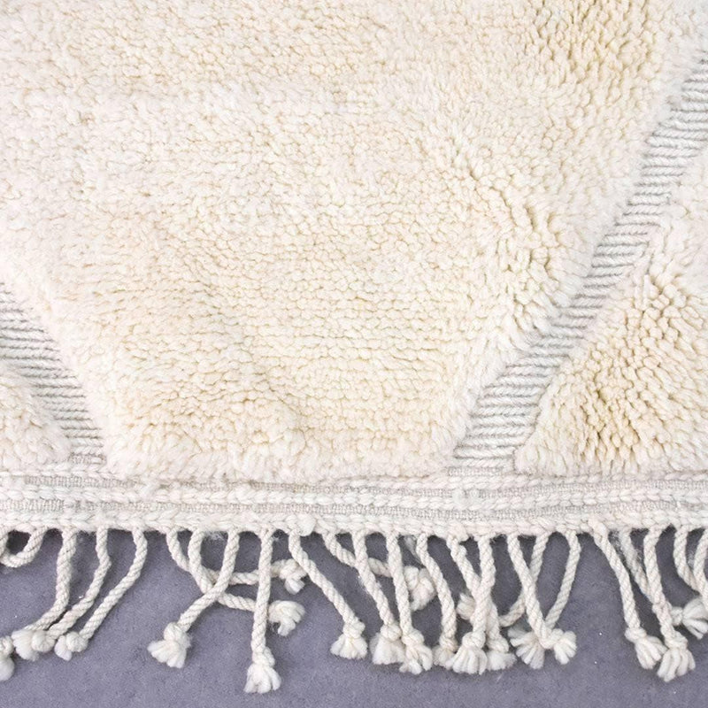 White 12' X 15' Moroccan Rugs 