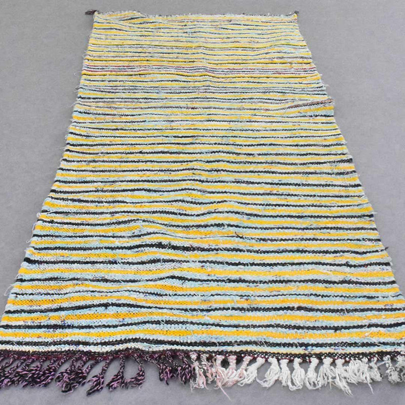 Boucherouite Rug 2.6x6.4ft 