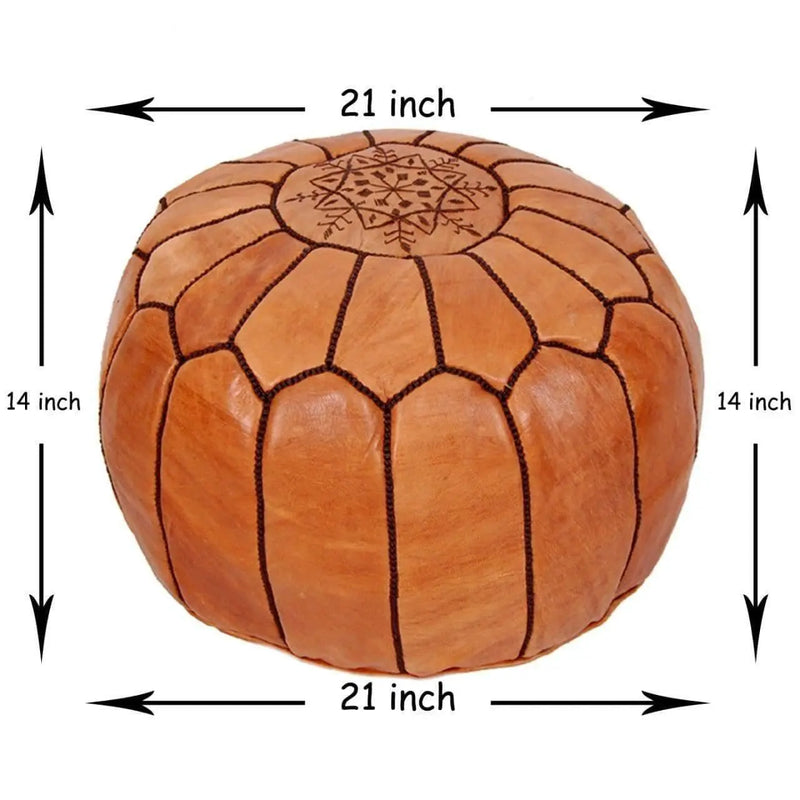 Brown Pouf 