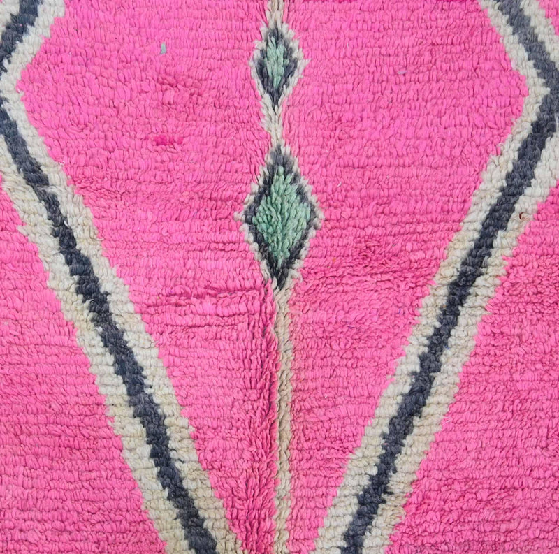 Casablanca Blush Berber Rug, Moroccan Custom made 