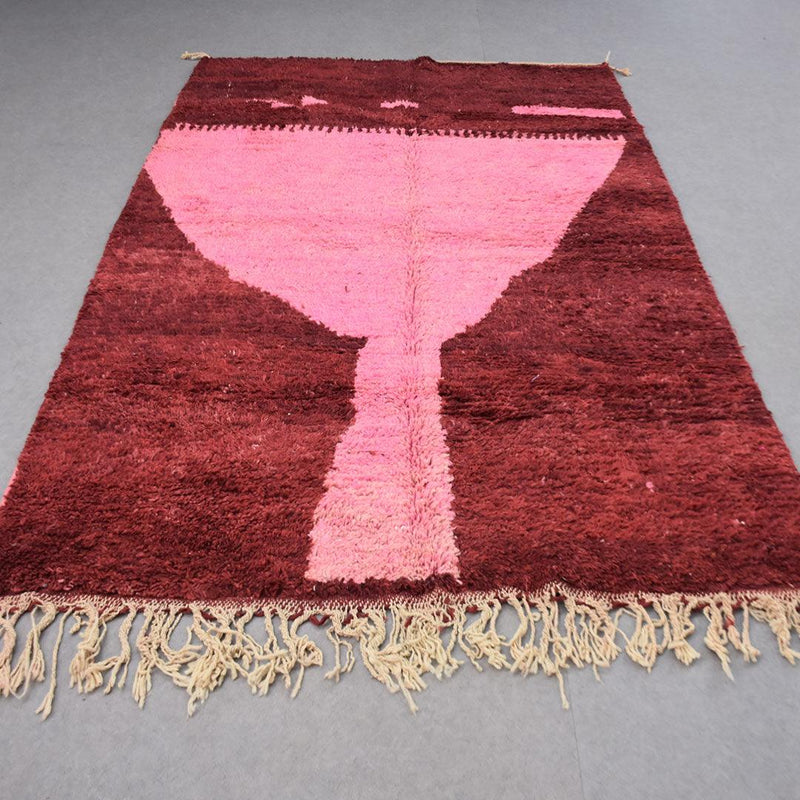 Crimson Bloom Berber Rug, Custom made - Ettilux Home