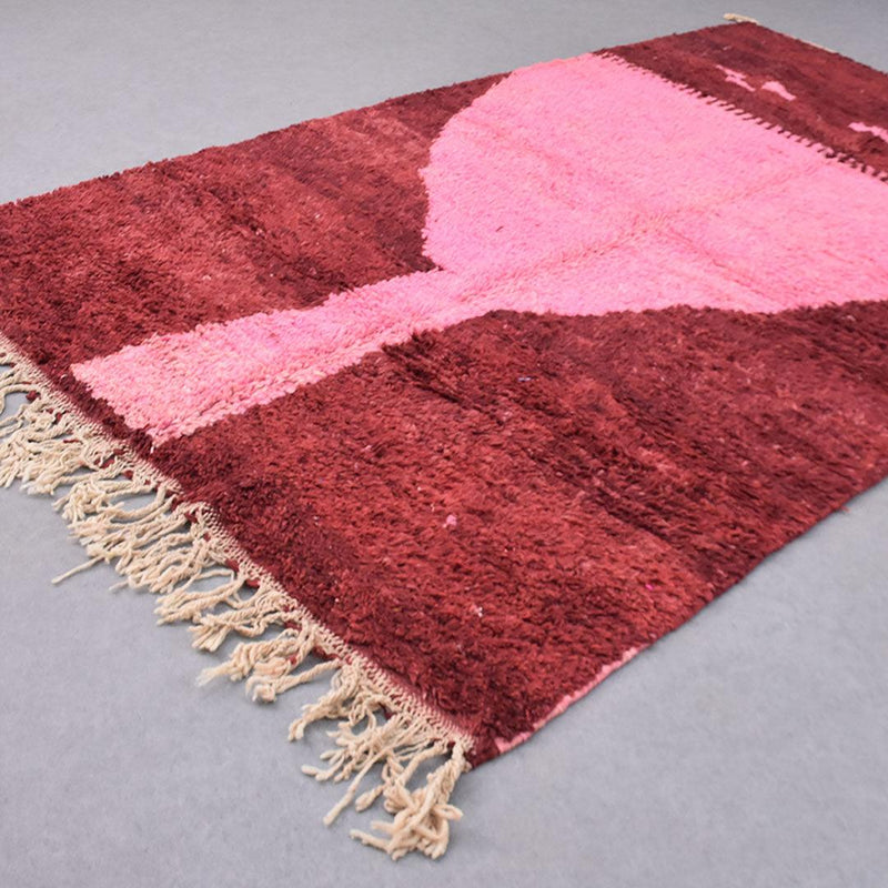 Crimson Bloom Berber Rug, Custom made - Ettilux Home