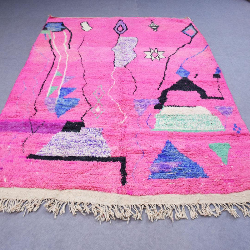 Fuchsia Berber Rug, Custom made - Ettilux Home