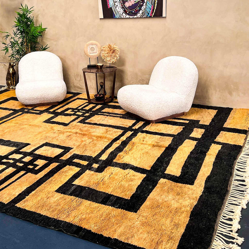 Iris Luxury Beni Mrirt Moroccan Rug 10.1 X 13 ft / 310 X 395 cm - Ettilux Home