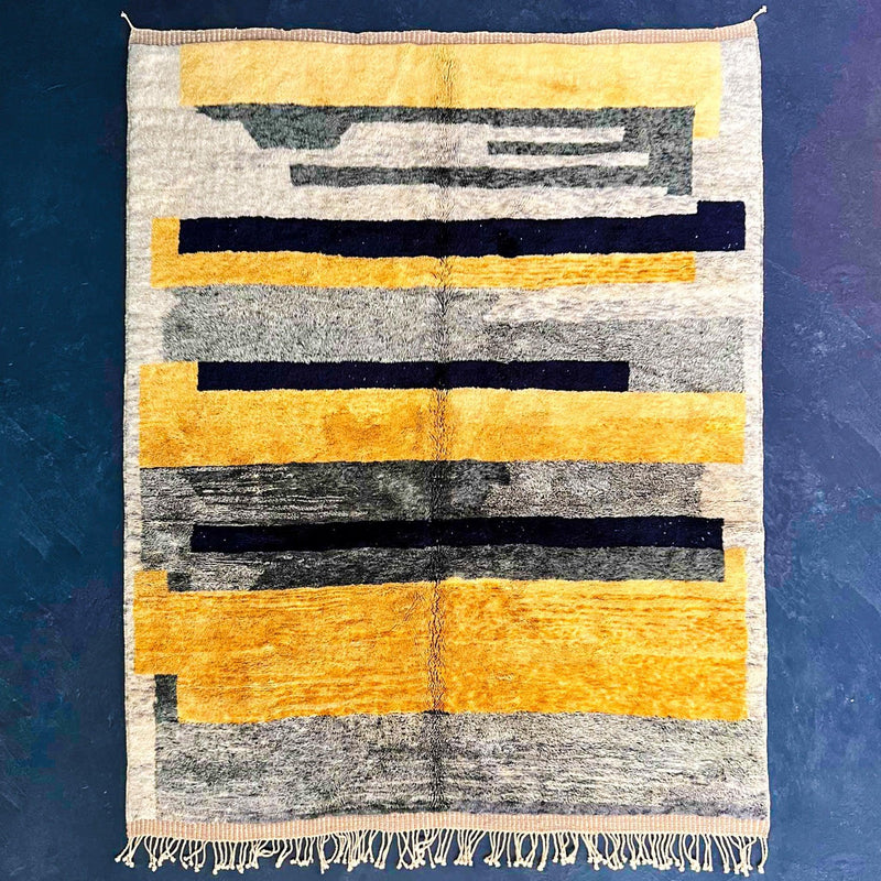 Beni Ourain Rugs, Luminara Beni Mrirt Rug 8.3 x 9.8 feet / 255 x 300 cm 