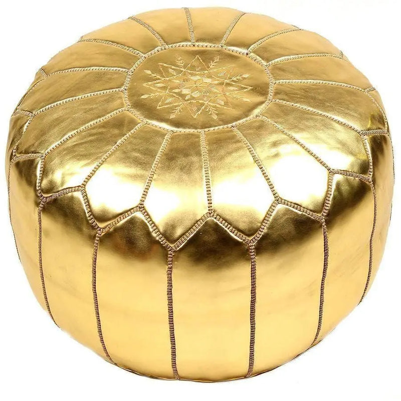 Luxury Gold Pouf - Ettilux Home