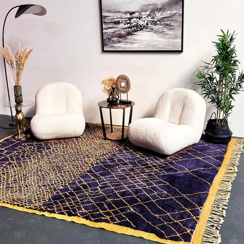 Lyra Luxury Beni Mrirt Moroccan Rug 8.2 X 9.8 ft / 252 X 301 cm - Ettilux Home