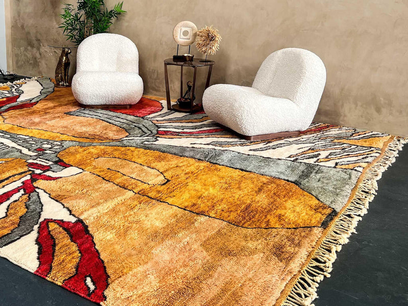 Mireya Beni Mrirt Moroccan Rug 10.8 X 13.7 ft / 330 X 420 cm - Ettilux Home