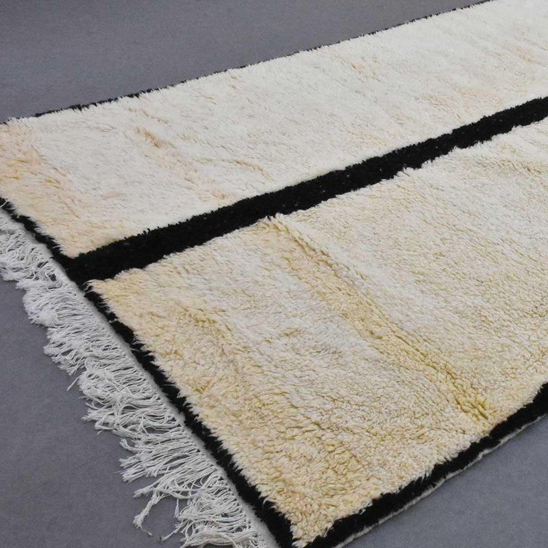 Moroccan Black and white rug 