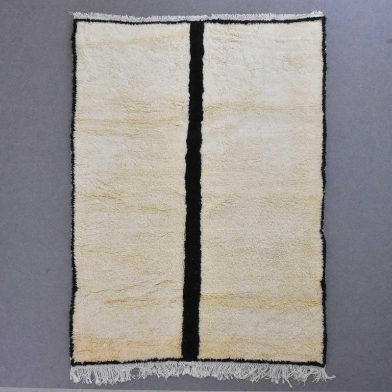 Moroccan Black and white rug 