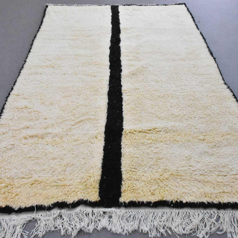 Moroccan Black and white rug 