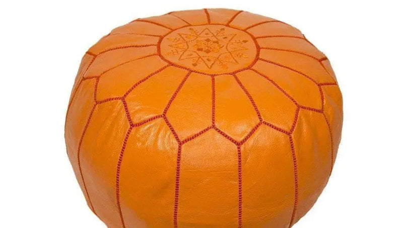 Orange Pouf - Ettilux Home