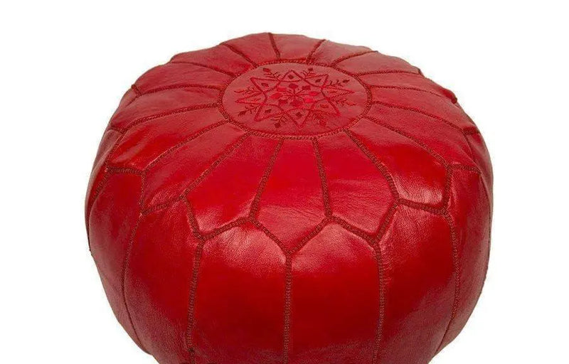 Red Pouf - Ettilux Home