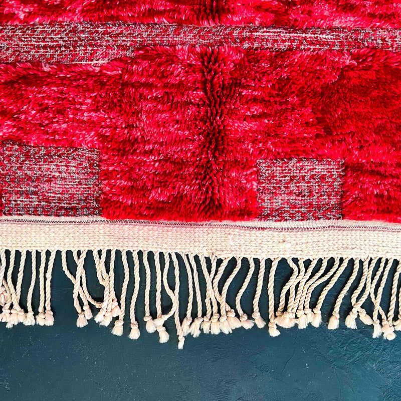 Ruby Rouge, Luxury Beni Mrirt Rug 8.2 x 10.1 feet / 250 x 310 cm - Ettilux Home