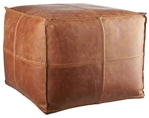 Set of 2 Square Poufs - Ettilux Home