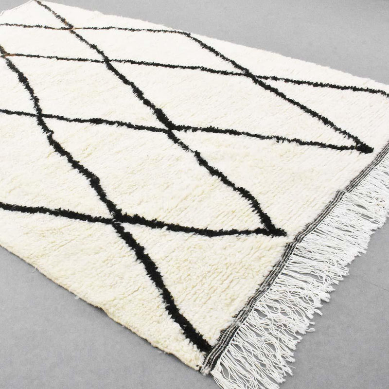 White Beni Ourain Rug 