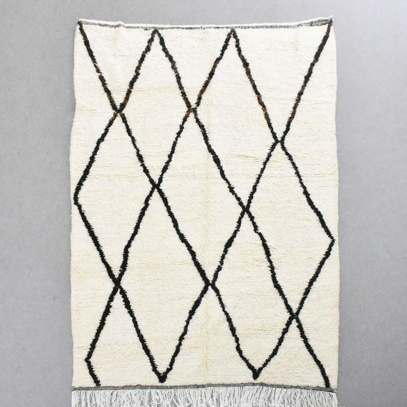 White Beni Ourain Rug 