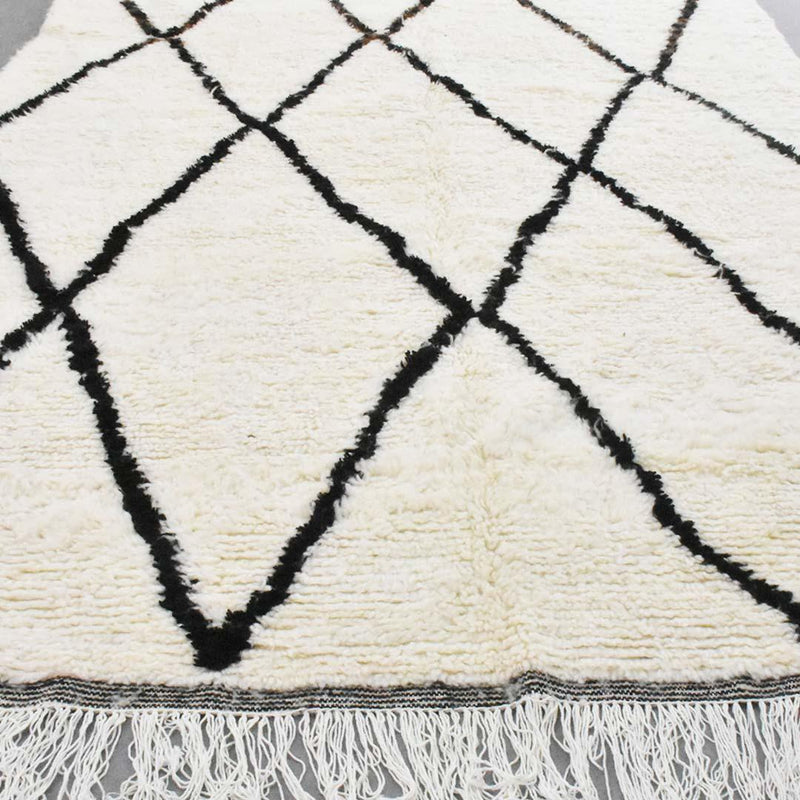 White Beni Ourain Rug 