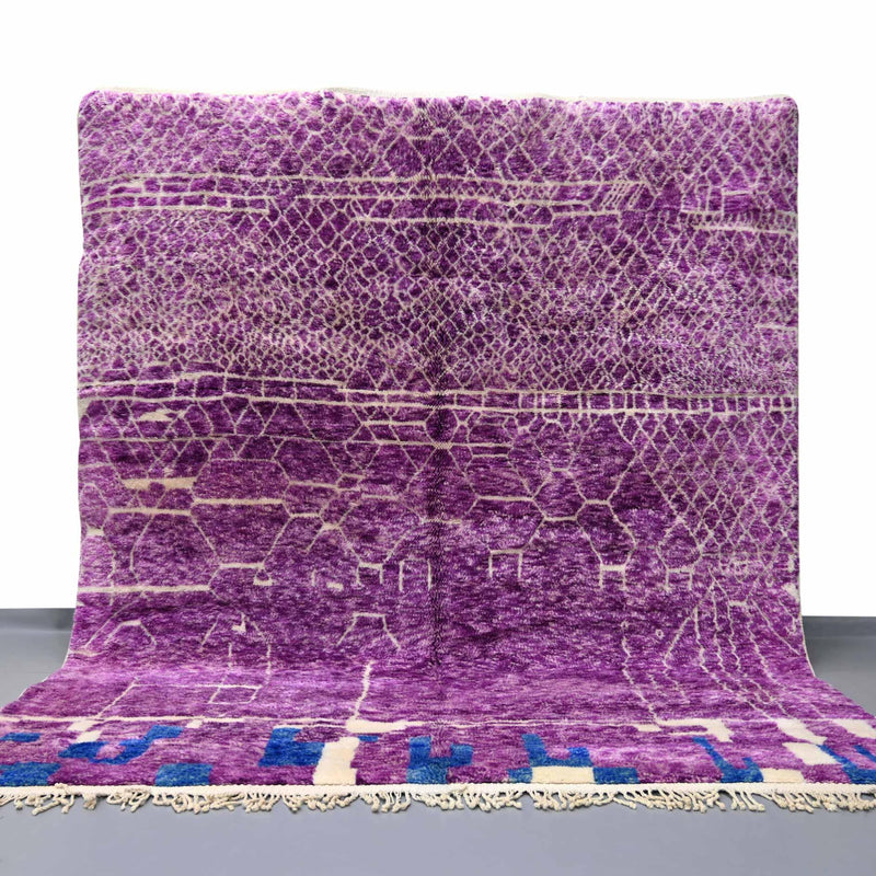 Beni Ourain Rugs, Yasmine Beni Mrirt Rug  8.6 X 9.8 ft /  262 X 300 cm 