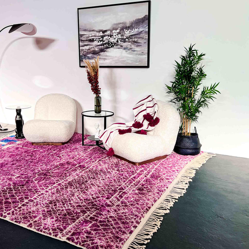 Yasmine Beni Mrirt Moroccan Rug 8.6 X 9.8 ft / 262 X 300 cm - Ettilux Home