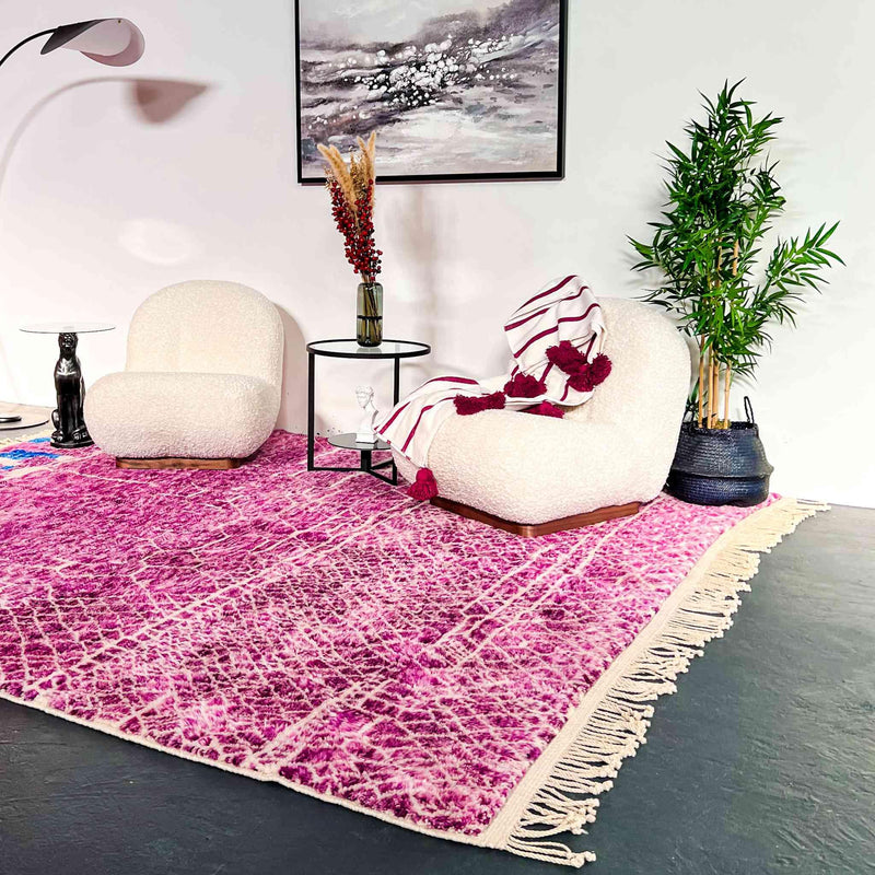 Yasmine Beni Mrirt Moroccan Rug 8.6 X 9.8 ft / 262 X 300 cm - Ettilux Home