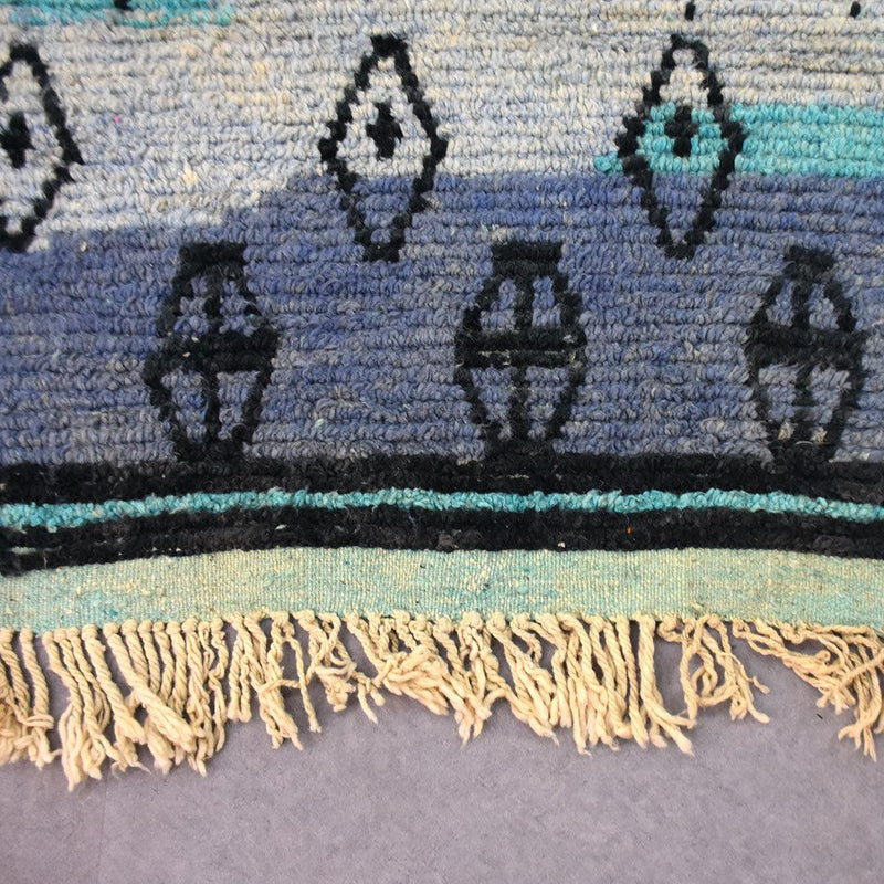 Zerzura Berber Rug, Moroccan Custom made 