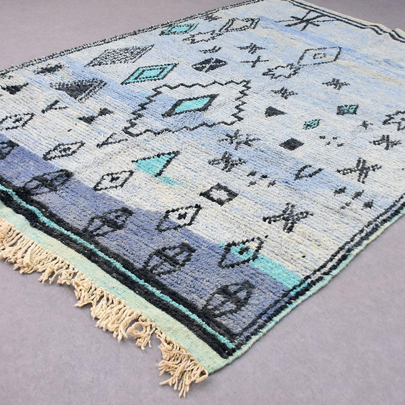 Zerzura Berber Rug, Moroccan Custom made 